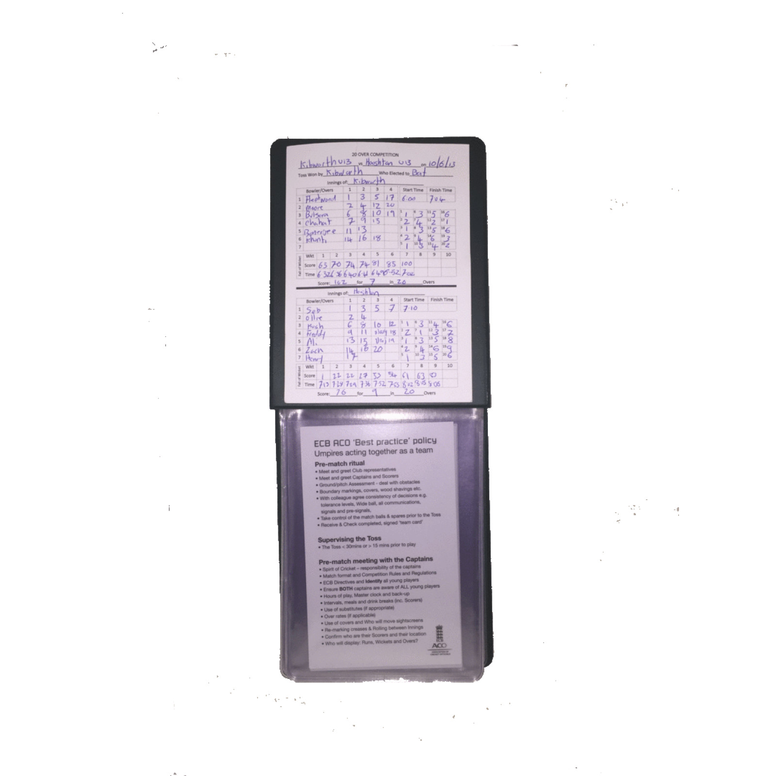 Cricket Umpires Deluxe Match Card Holder - Cricket Umpires Deluxe Match Card Holder - Cricket Umpires Deluxe Match Card Holder -