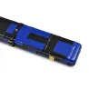 Peradon Black & Blue Patchwork Leather 3/4 Snooker Case