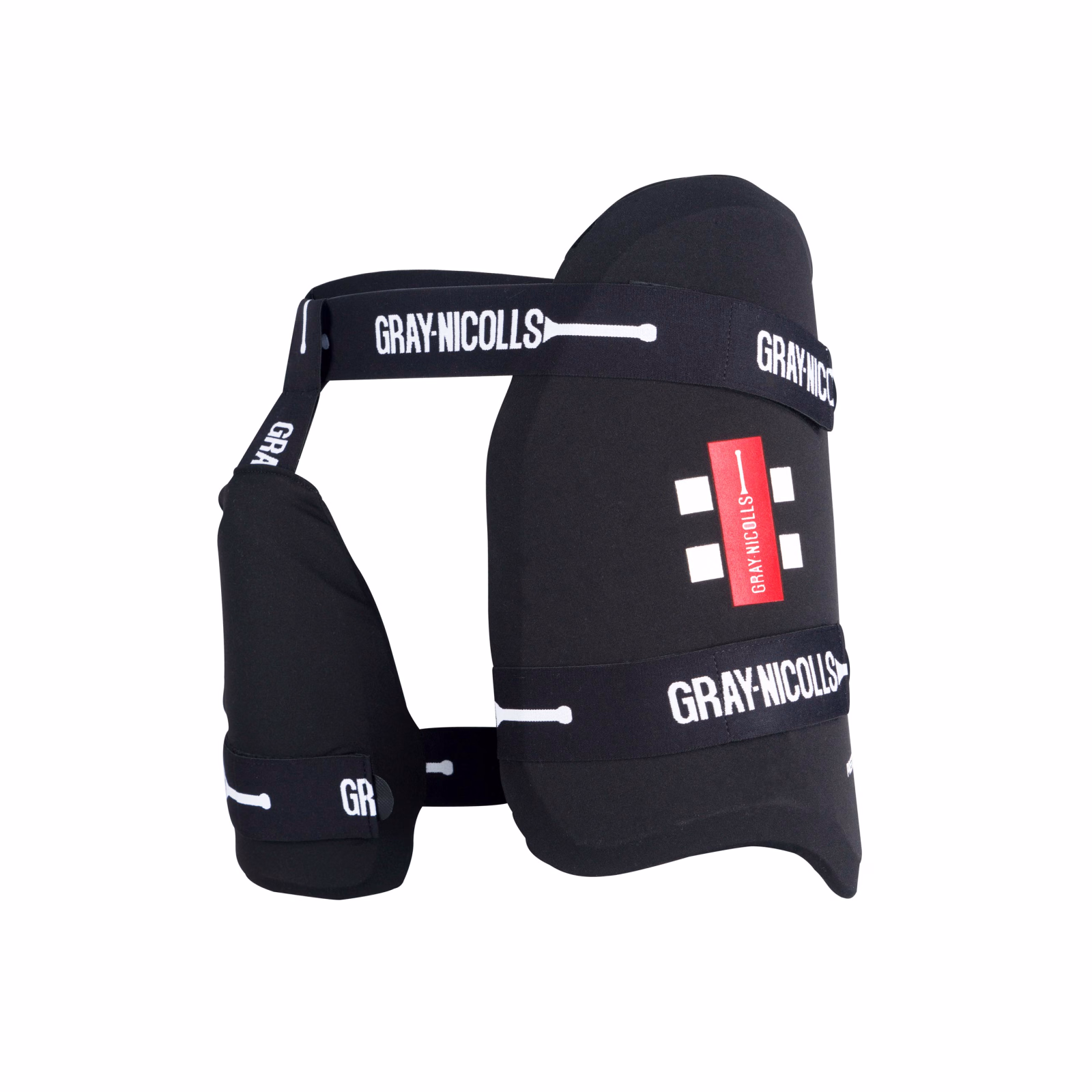 Gray-Nicolls Prestige 360 Thigh Pad - Black (2025) - Gray Nicolls Prestige 360 Coscia Pad - Nero (2025)