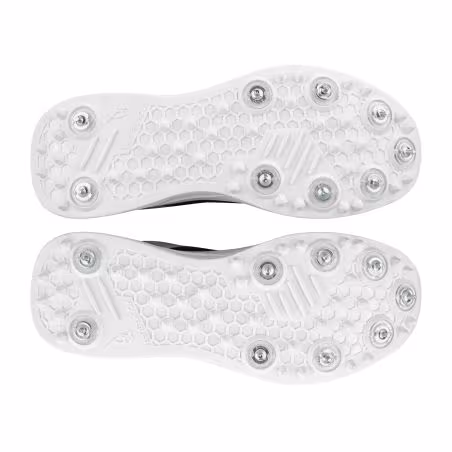 Kookaburra KC Players Spike Cricket Shoes - White/Black (2025)