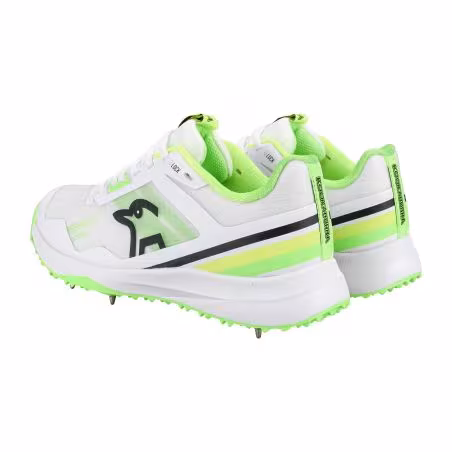Kookaburra KC 2.0 Spike Cricket Shoes - Yellow/Green (2025)