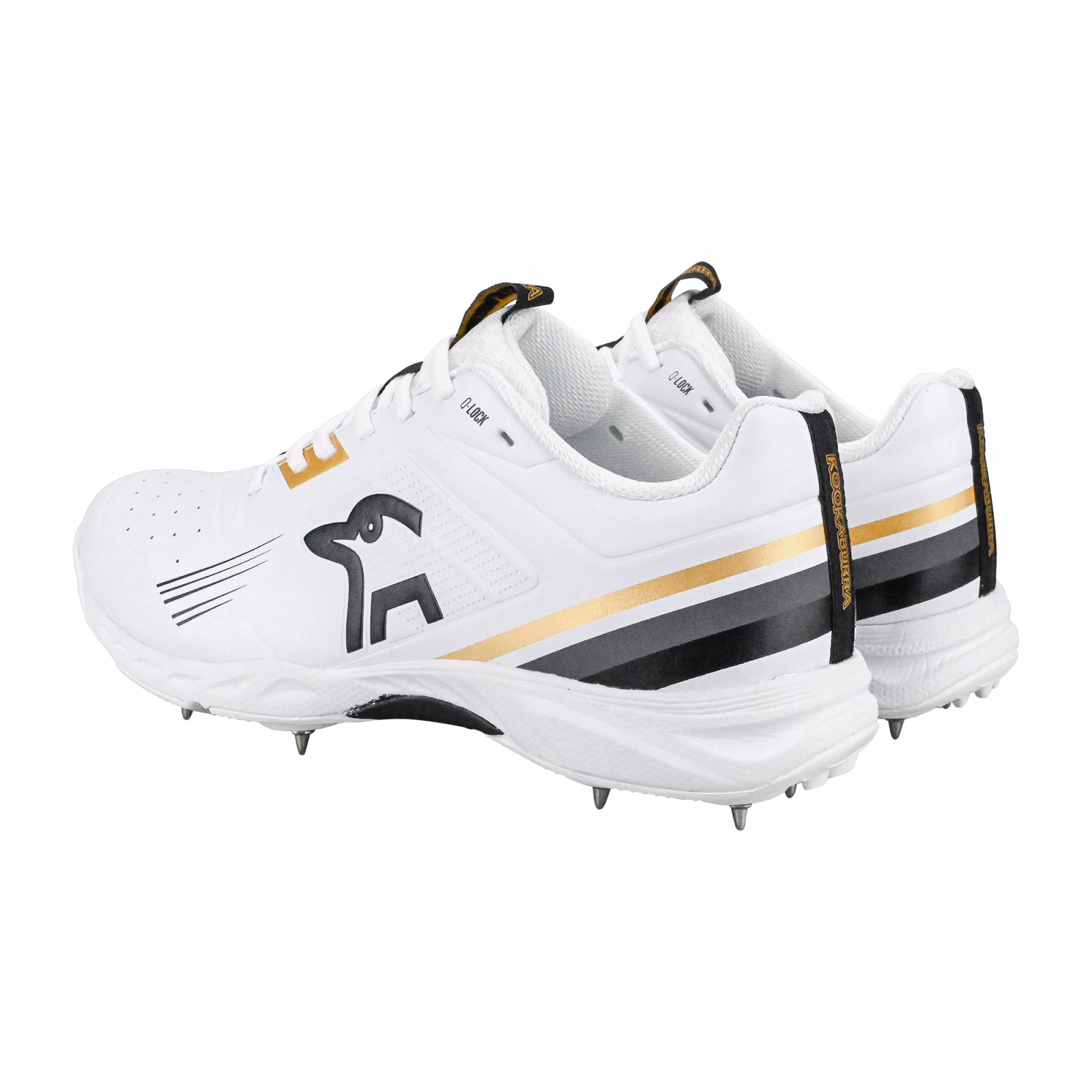 Kookaburra KC 3.0 Spike Junior Cricket Shoes - Gold/Black (2025) - Kookaburra KC 3.0 Spike Junior Cricket Shoes - Gold/Black (20