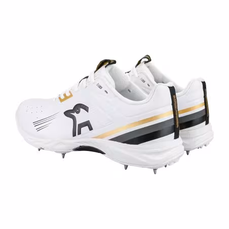 Kookaburra KC 3.0 Spike Junior Cricket Shoes - Gold/Black (2025)