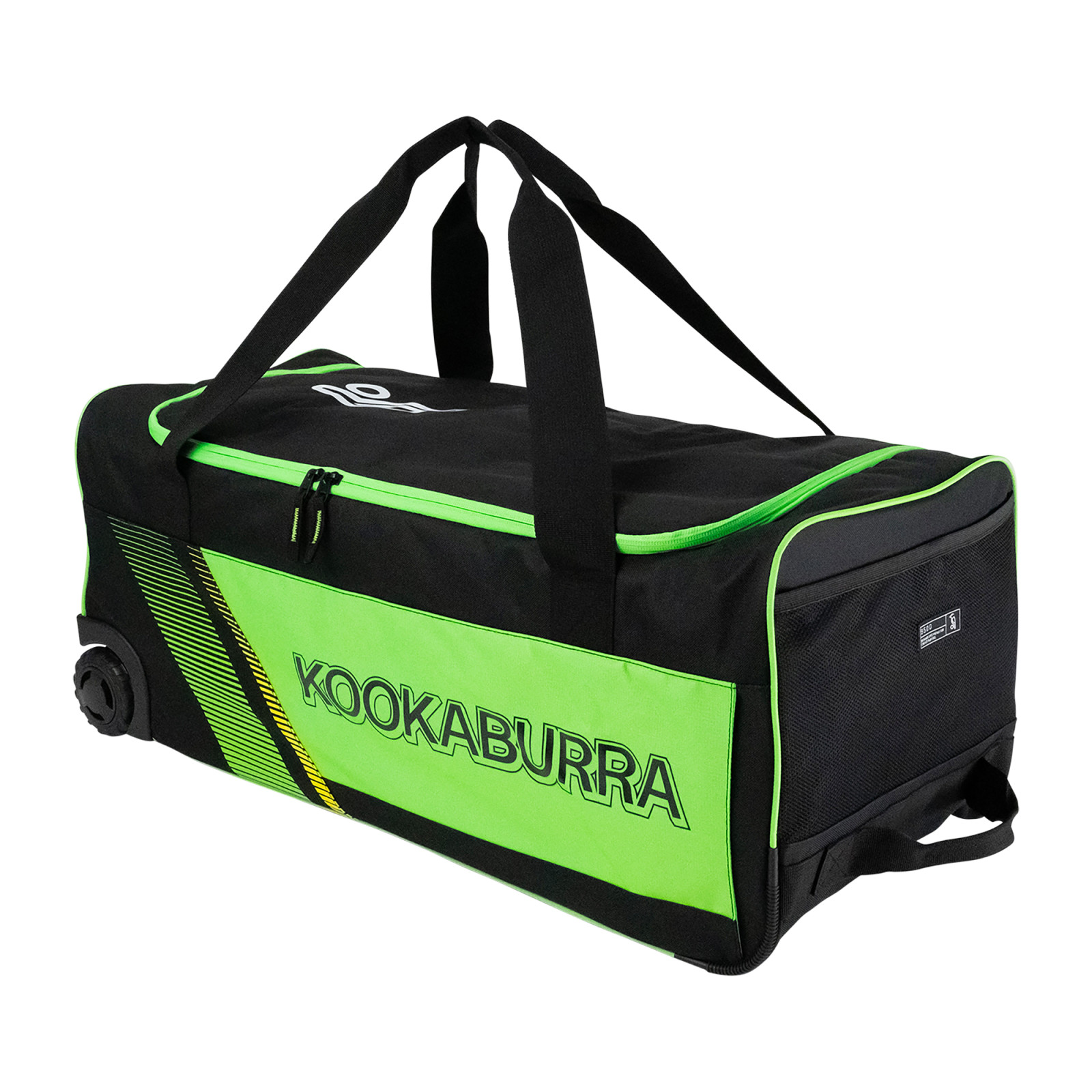Kookaburra 9500 Wheelie Bag - Black/Green (2025) - Kookaburra 9500 Wheelie Bag - Black/Green (2025) - Kookaburra 9500 Wheelie Ba