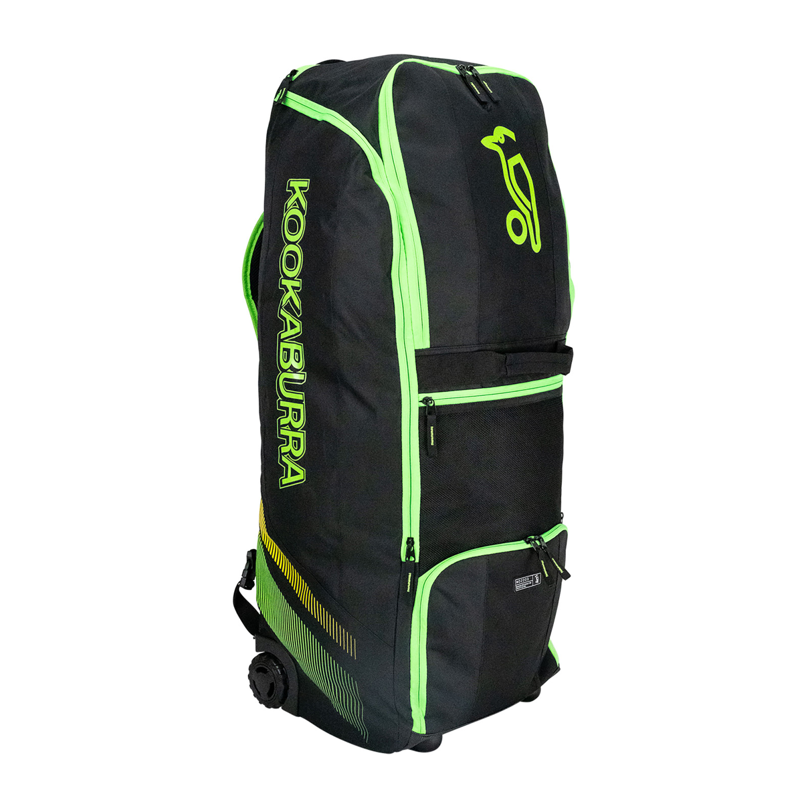 Kookaburra wd2000 Wheelie Duffle Bag - Black/Green (2025) - Kookaburra wd2000 Wheelie Duffle Bag - Black/Green (2025) - Kookabur