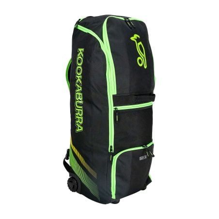 Kookaburra wd2000 Wheelie Duffle Bag - Black/Green (2026) - Kookaburra wd2000 Wheelie Duffle Bag - Black/Green (2026) - Kookabur