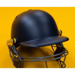 Masuri E Line Plus Titanium Cricket Helmet - Navy - Alternate Angle