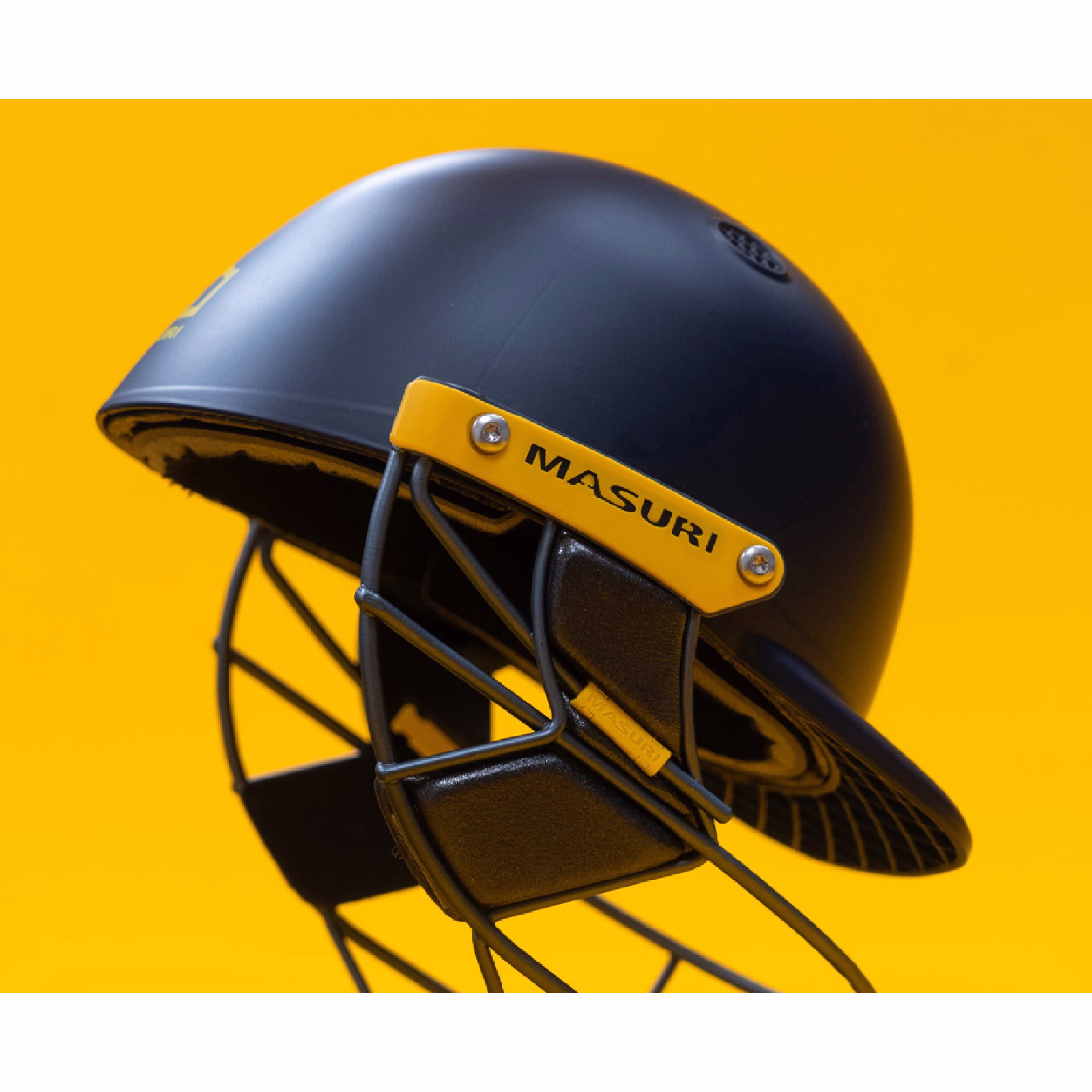 Masuri T Line Plus Steel Cricket Helmet - Navy - Masuri T Line Plus Steel Cricket Helmet - Navy - Detail