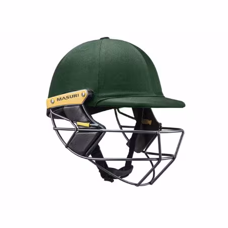 Masuri T Line Steel Senior Wicket Keeping Helmet - Green