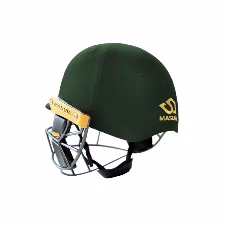 Masuri T Line Steel Senior Wicket Keeping Helmet - Green