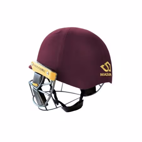 Masuri T Line Steel Senior Wicket Keeping Helmet - Maroon