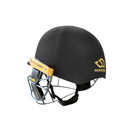 Masuri T Line Steel Senior Wicket Keeping Helmet - Black