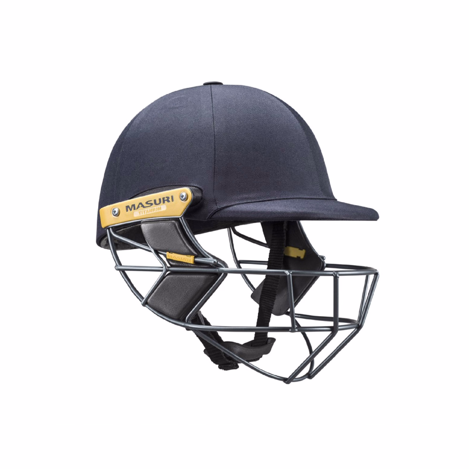 Masuri T Line Titanium Senior Wicket Keeping Helmet - Navy (2025) - Masuri T Line Titanium Senior Wicket Keeping Helmet - Navy (