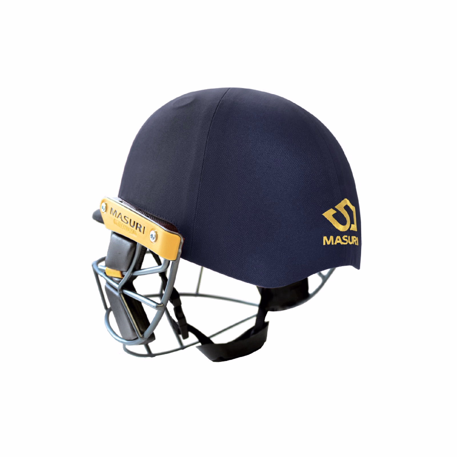 Masuri T Line Titanium Senior Wicket Keeping Helmet - Navy (2025) - Masuri T Line Titanium Senior Wicket Keeping Helmet - Navy (
