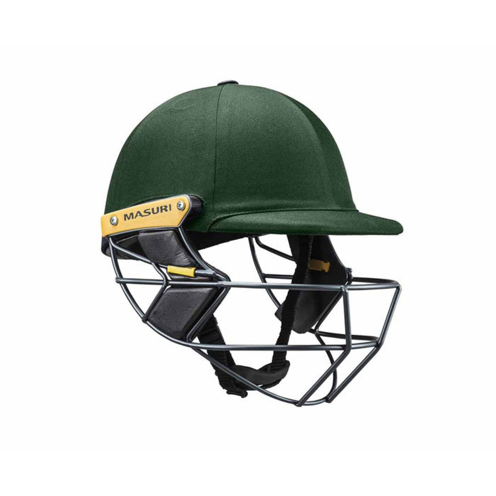 Masuri T Line Steel Cricket Helmet - Green - Casco da cricket Masuri T Line Steel - Verde