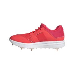 Adidas Howzat Spike Cricket Shoes - Red (2025) - View 5 of 28