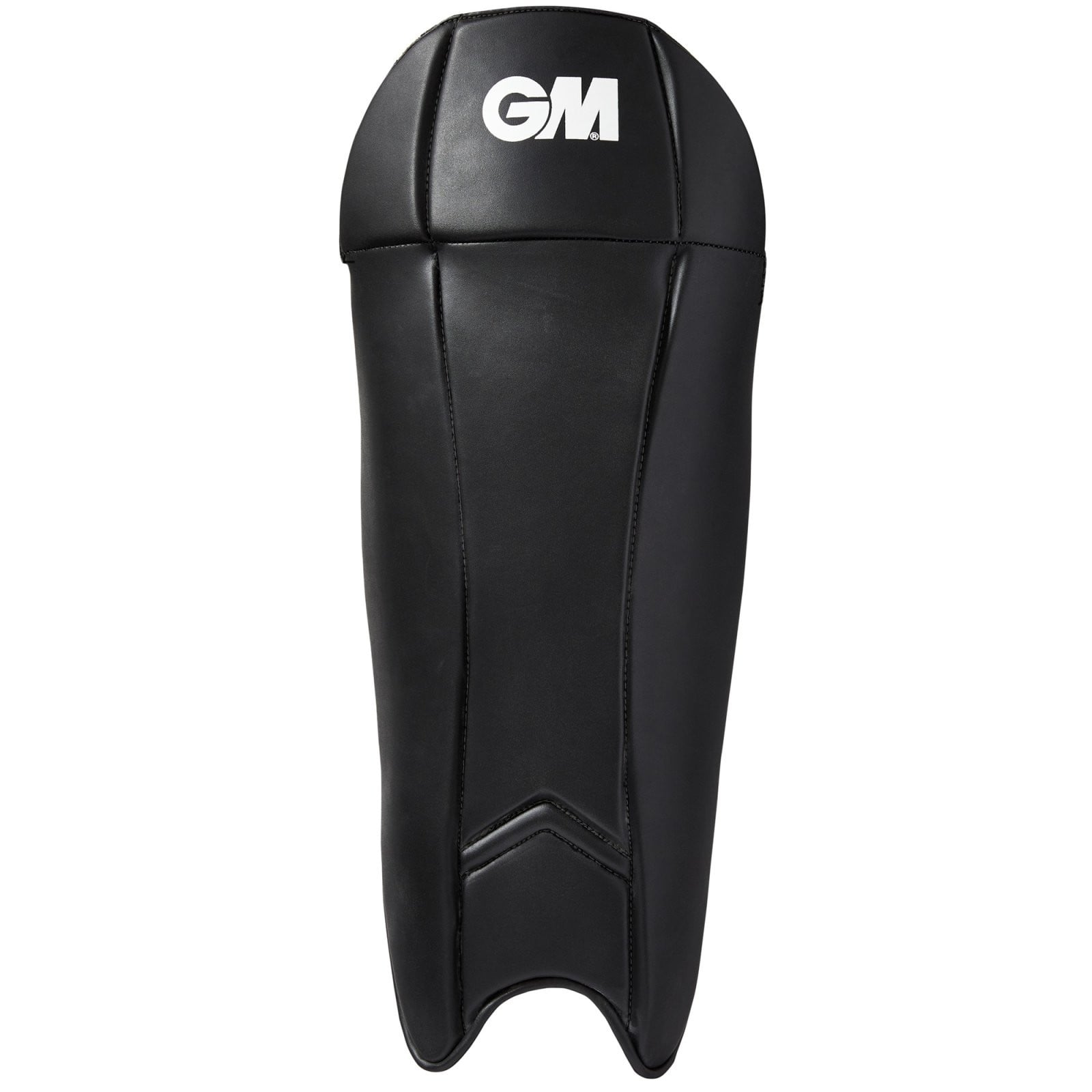 GM Maxi 606 Black Wicket Keeping Pads (2025) - Back View
