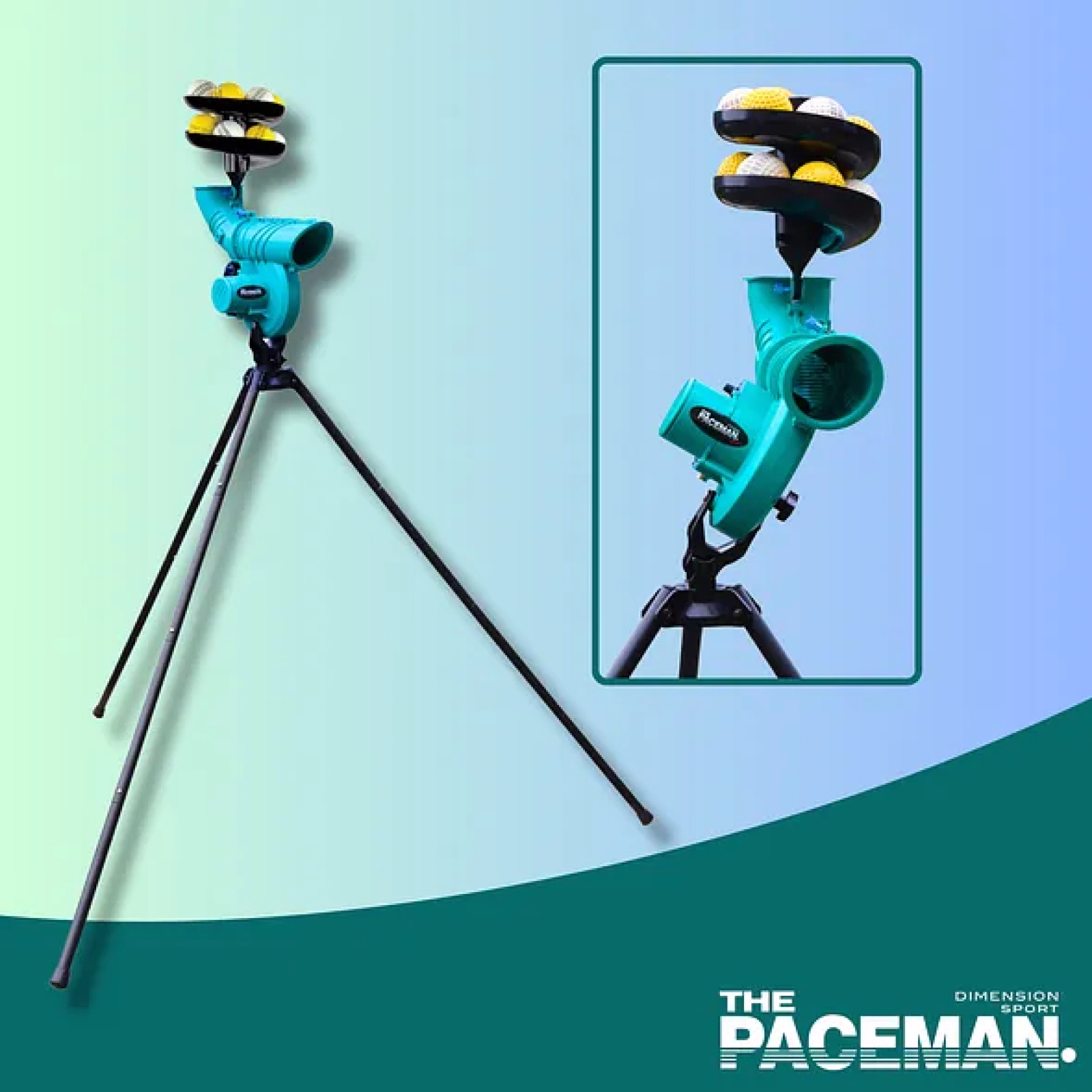 Paceman 176 XT Cricket Bowling Machine - Image 1 of 6