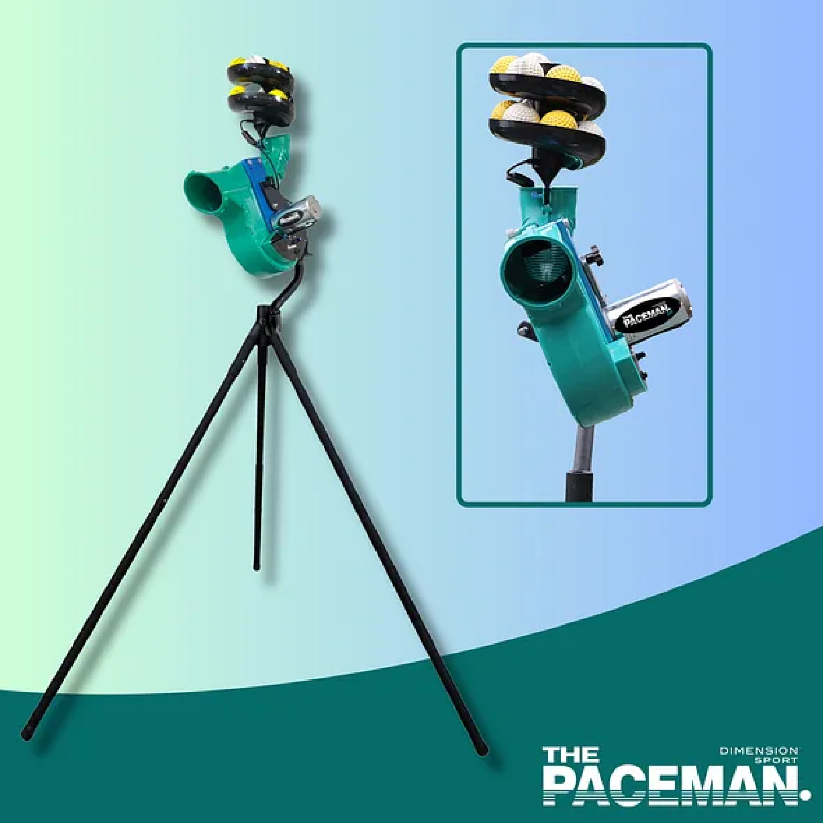 Paceman 245 Edge Cricket Bowling Machine - Image 1 of 8
