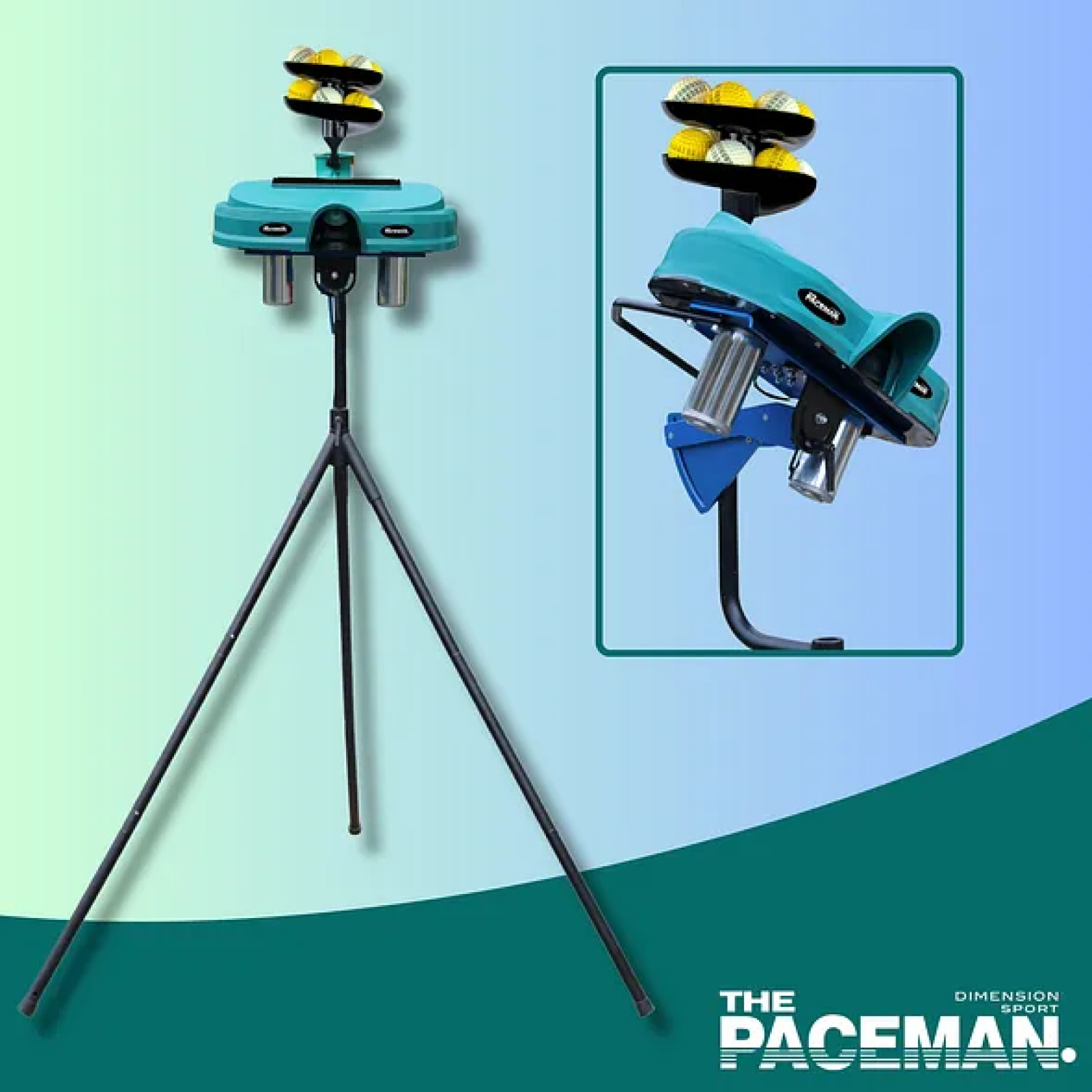 Paceman 525 Express Cricket Bowling Machine - Image 1 of 9