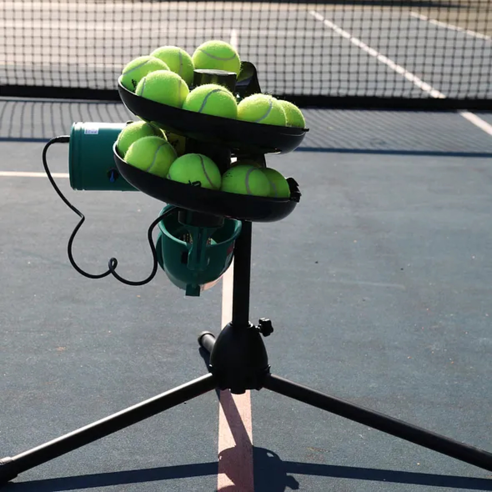 Baseliner Slam Tennis Ball Machine - Side View