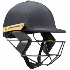 Masuri T Line Steel Junior Crickethelm - Schwarz
