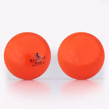 Pelota de críquet de 2,5 oz del equipo de lectores, color naranja