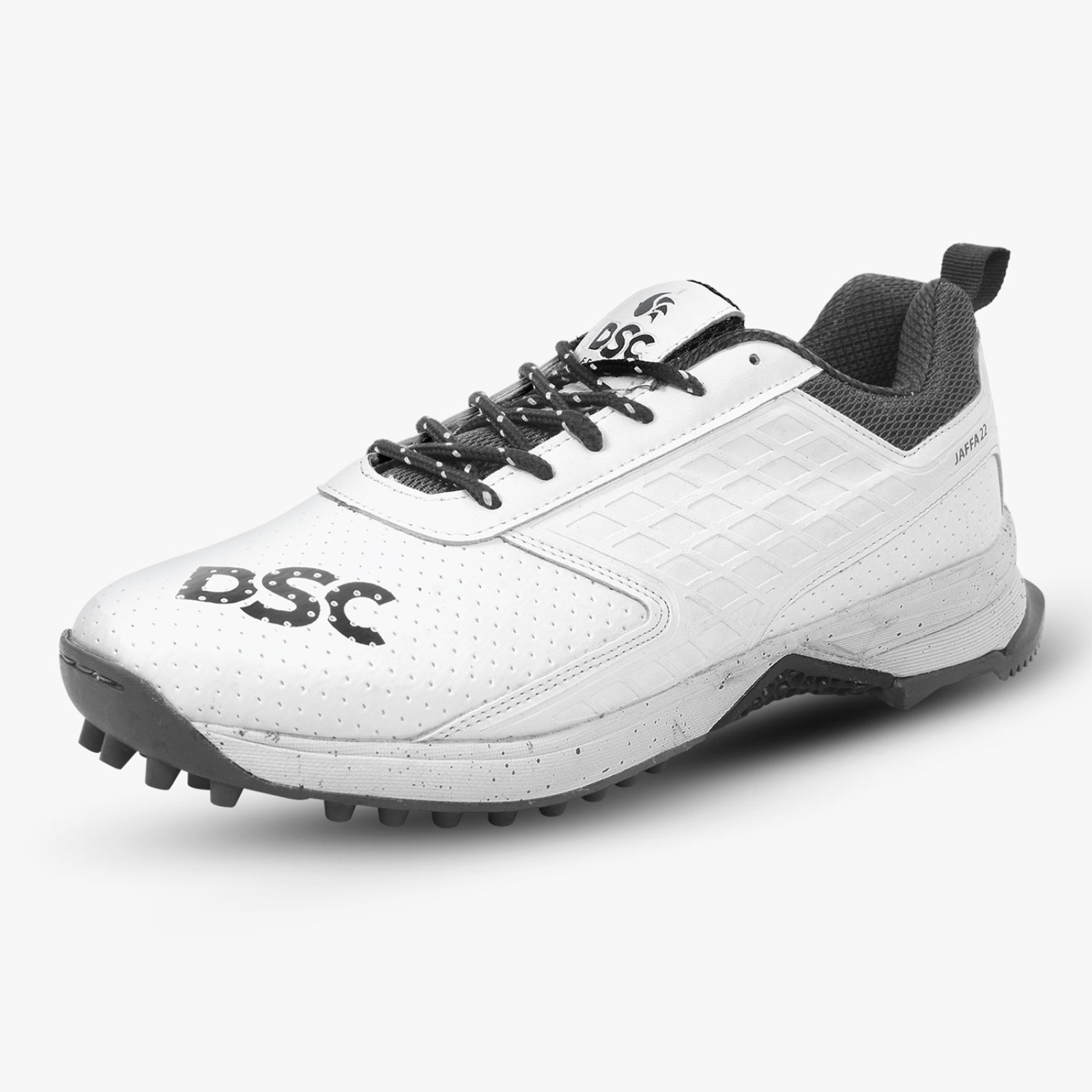 DSC Jaffa 22 Rubber Cricket Shoes - Blue/White/Grey (2025) - DSC Jaffa 22 Rubber Cricket Shoes - Blue/White/Grey (2025) - DSC Ja