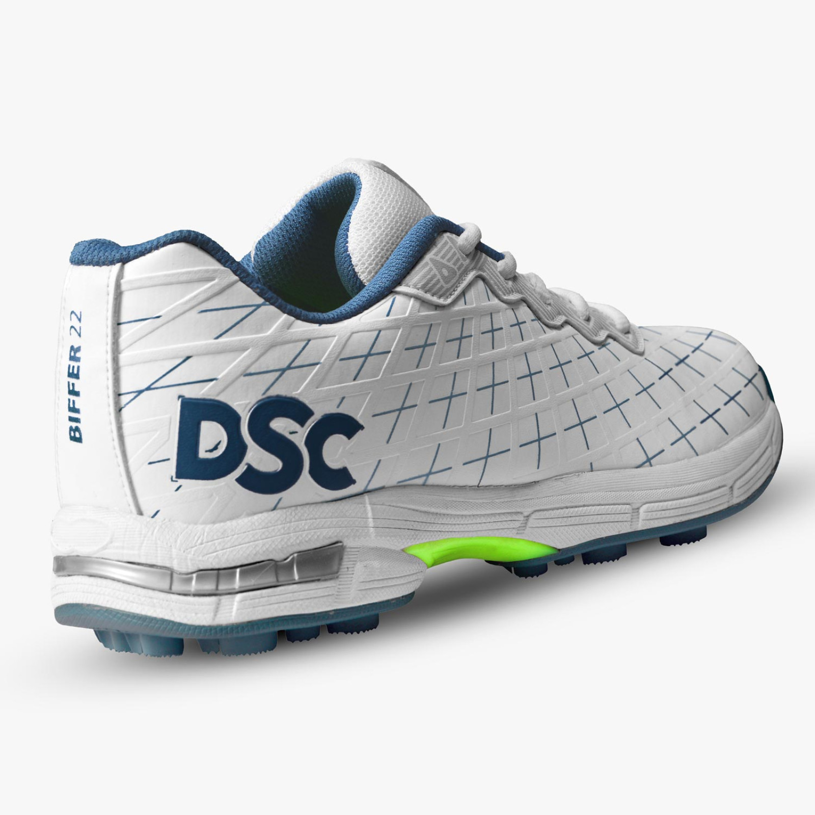 DSC Biffer Junior Cricket Shoes - Grey (2025) - DSC Biffer Junior Cricket Shoes - Grey (2025) - DSC Biffer Junior Cricket Shoes 