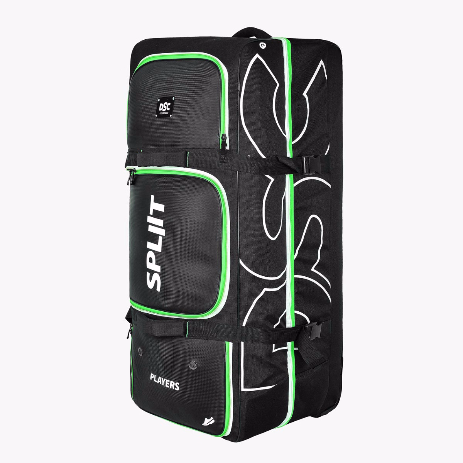 DSC Split Players Wheelie Bag (2025) - Black - DSC Split Players Wheelie Bag (2025) - Black - DSC Split Players Wheelie Bag (202