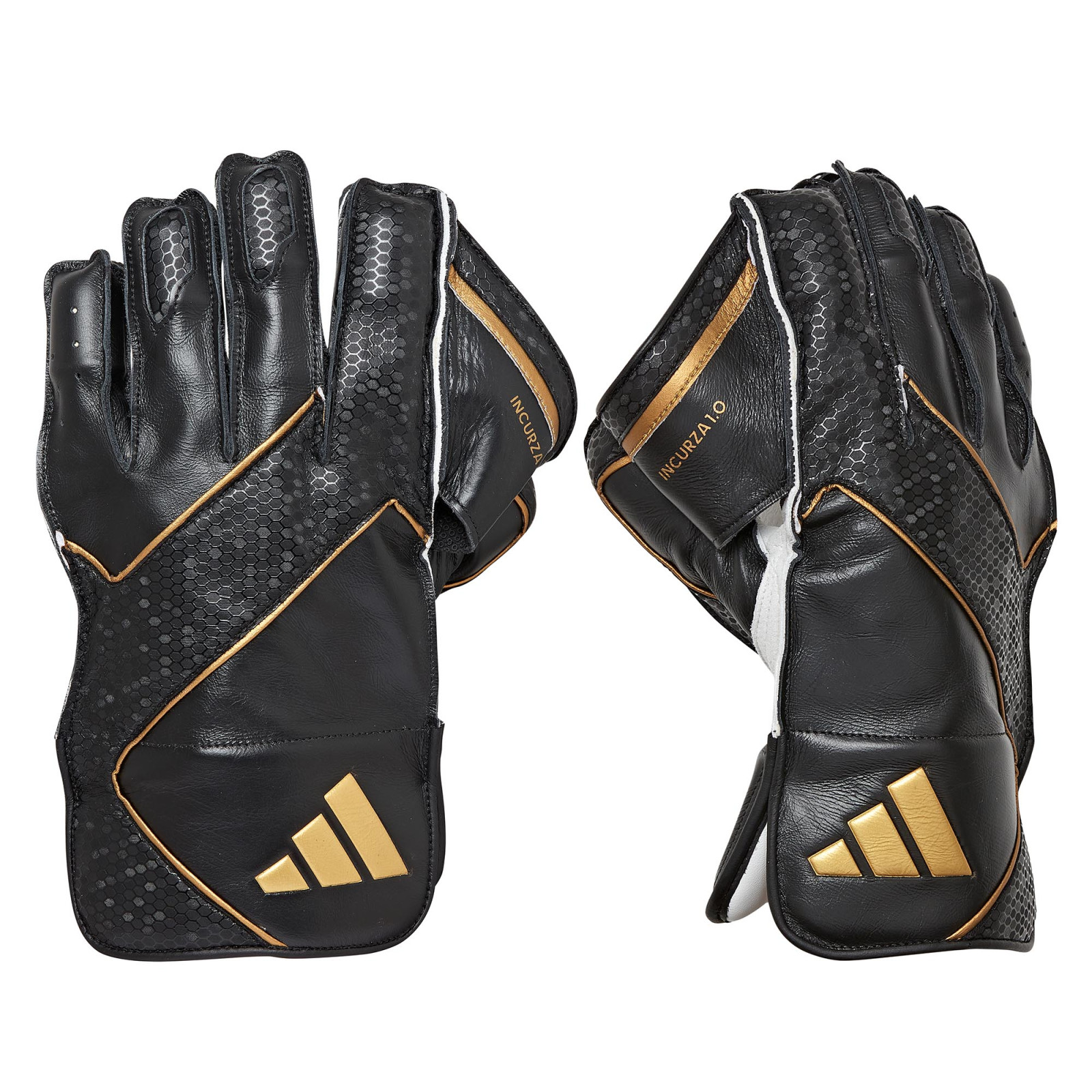 Adidas Incurza 1.0 Wicket Keeper Handschuhe - Schwarz (2025)