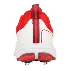 Newbery 360 Spike Cricket Shoes - White/Red (2026) - Newbery 360 Spike Cricket Shoes - White/Red (2026) - Newbery 360 Spike Cric