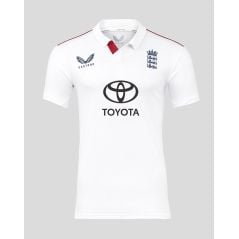 Maillot à manches courtes réplique du test de cricket de l'Angleterre Castore - Homme (2025/26)