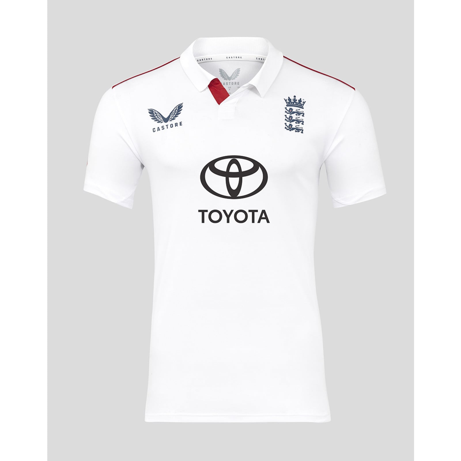 Maillot à manches courtes réplique du test de cricket de l'Angleterre Castore - Homme (2025/26) - Image 1 of 5