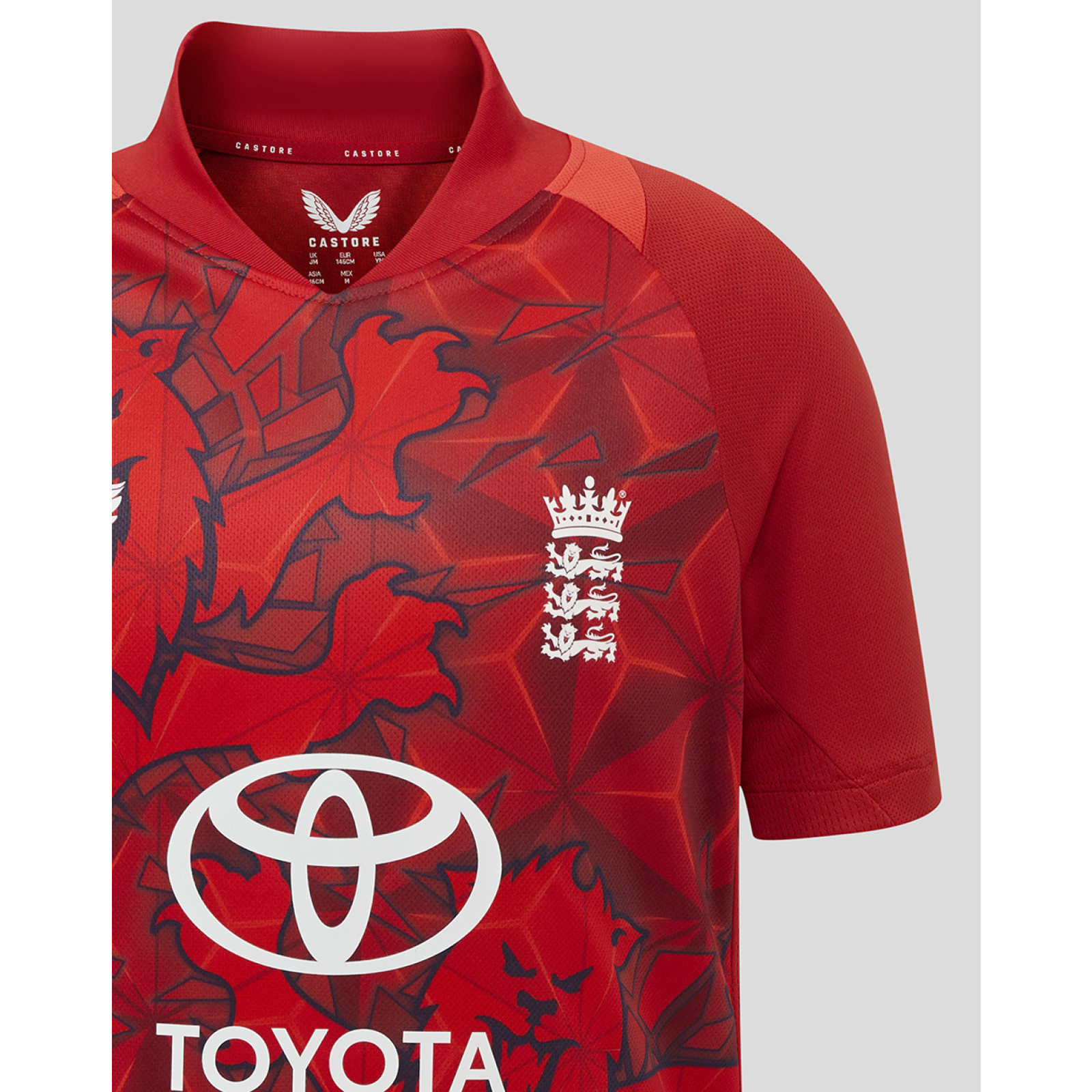 Maillot de cricket Castore England T20 Replica à manches courtes - Junior (2025/26) - Maillot de cricket Castore England T20 Rep
