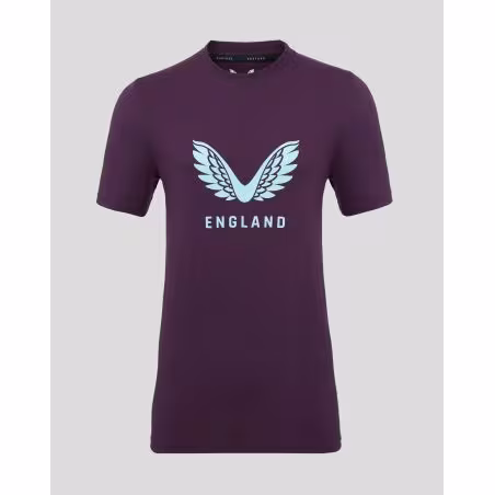 Maglietta Castore England Cricket Lock Up Logo - Junior (2025/26)