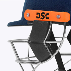 DSC Empra Titanium Crickethelm - Marineblau (2025) - Close-up