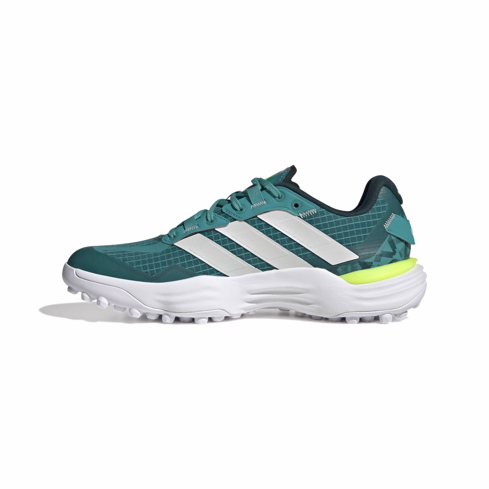 Adidas adipower Hockey 3 Grüne Hockeyschuhe (2025/26) - View 3 of 8