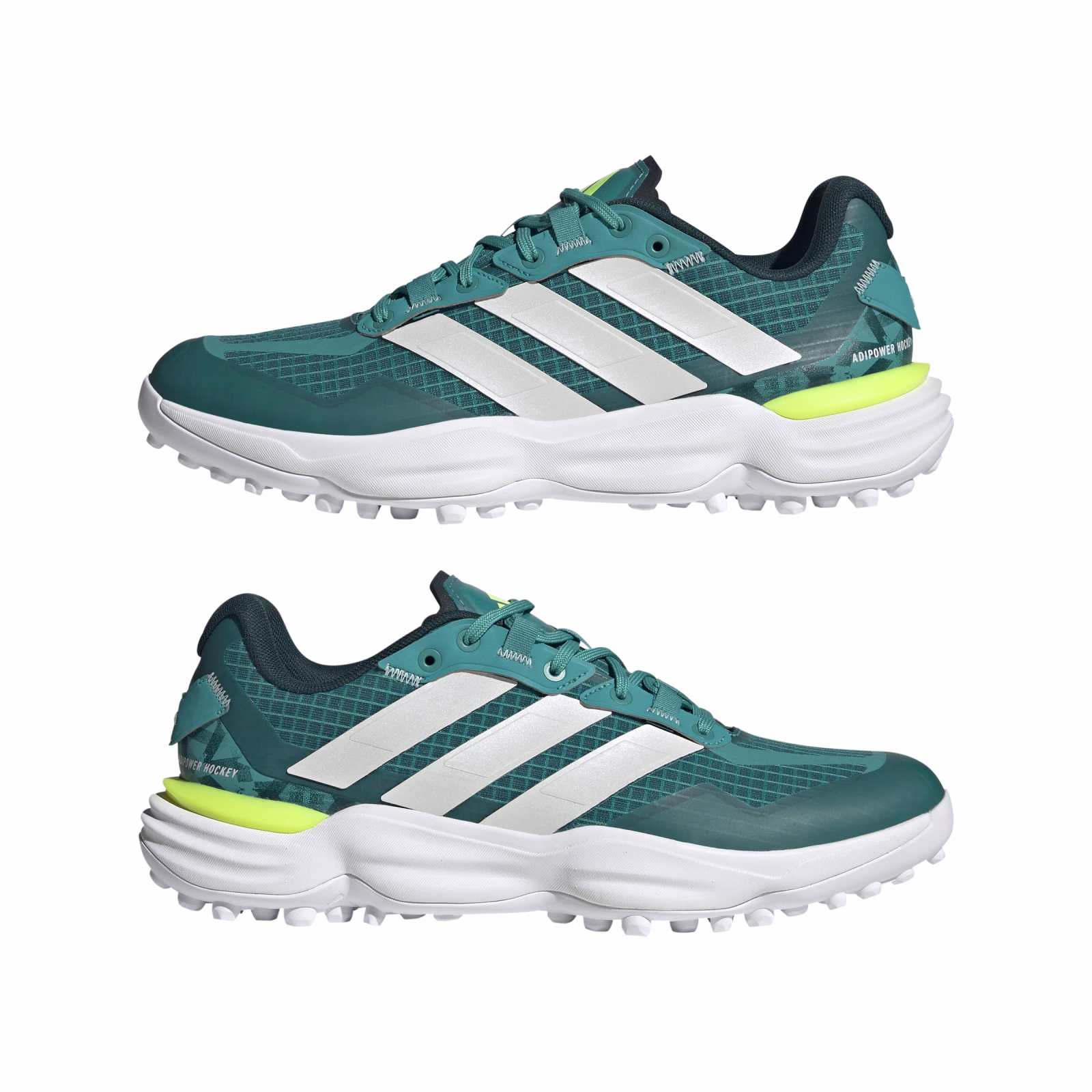 Adidas adipower Hockey 3 Grüne Hockeyschuhe (2025/26) - View 8 of 8