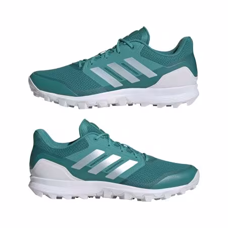Chaussures de hockey Adidas Flexcloud 2.1 vertes (2025/26)