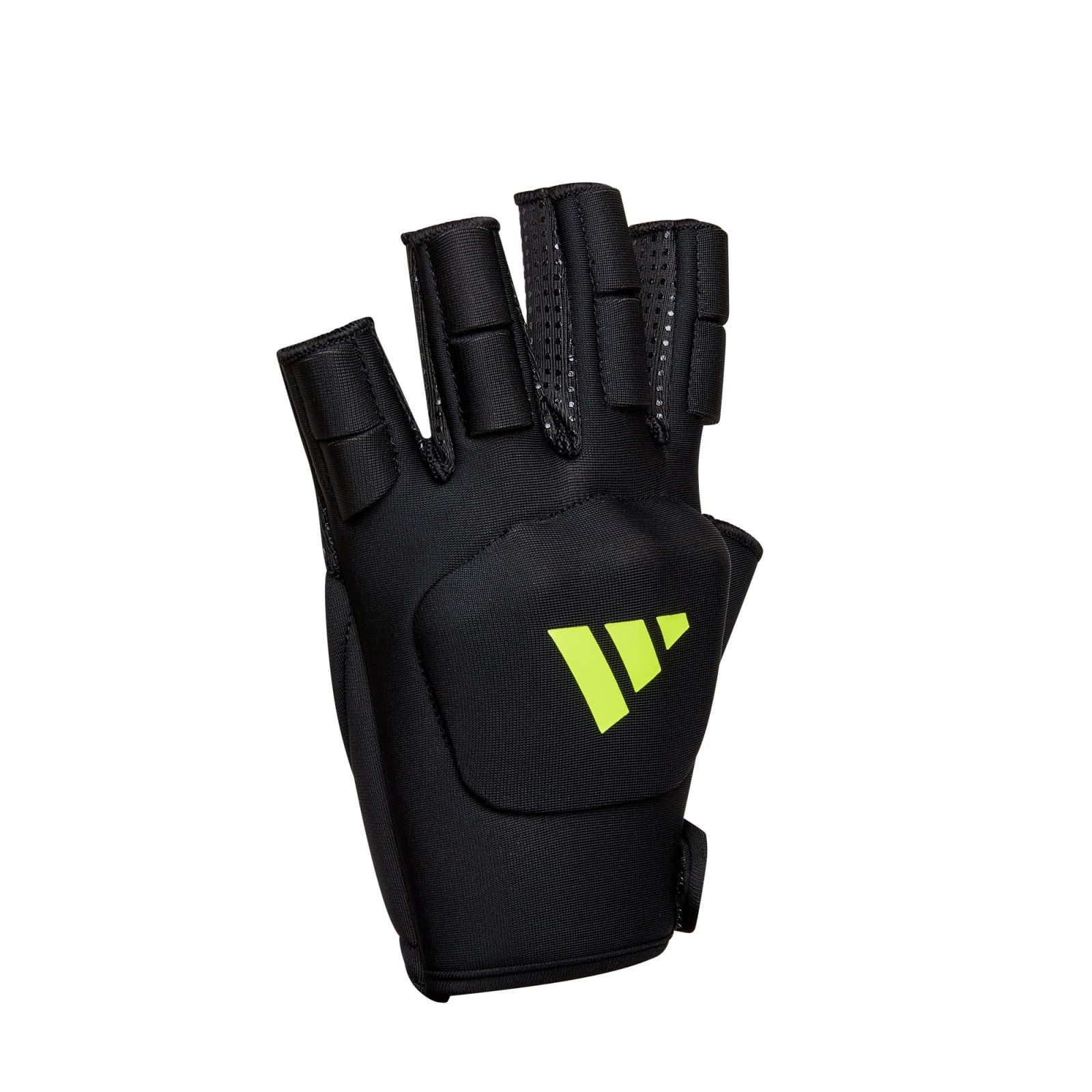 Guanto da hockey Adidas OD Nero - Giallo (2025/26) - Detail