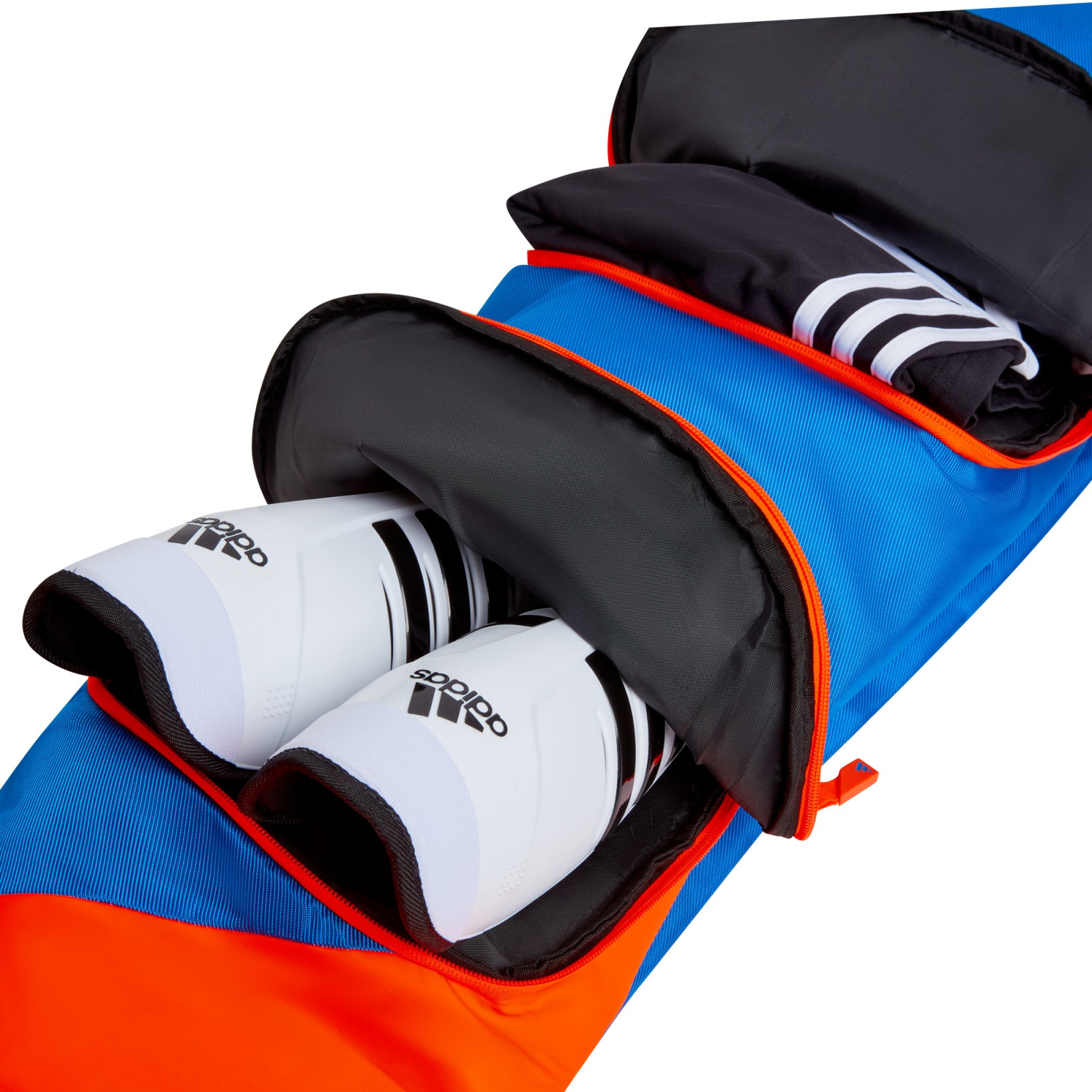 Borsa porta mazze Adidas VS .6 Blu - Arancione (2025/26) - Side View