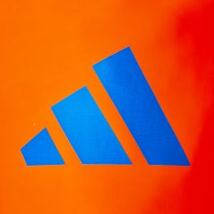 Adidas VS .6 Schlägerhülle Blau - Orange (2025/26) - Detail