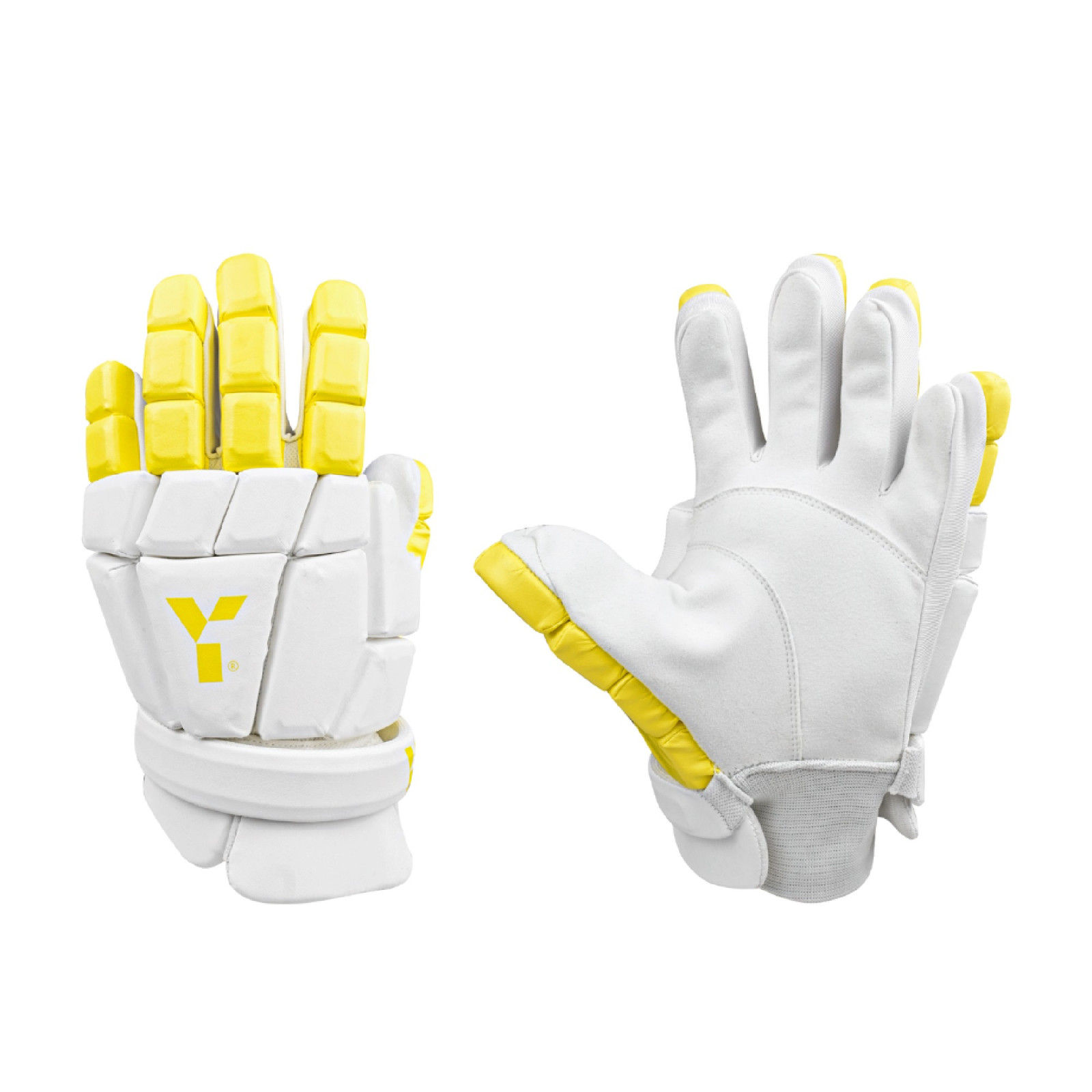 Guanto Y1 Indoor Flex - Bianco/Giallo (2025/26) - Image 1 of 5