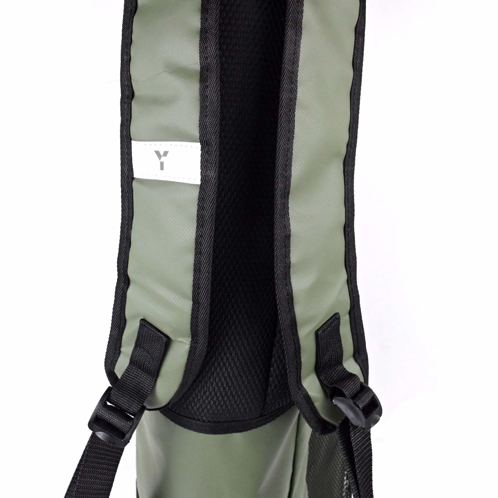 Borsa porta-bastoni in telone Y1 B.1 - Verde militare/Bianco (2025/26) - View 5 of 7