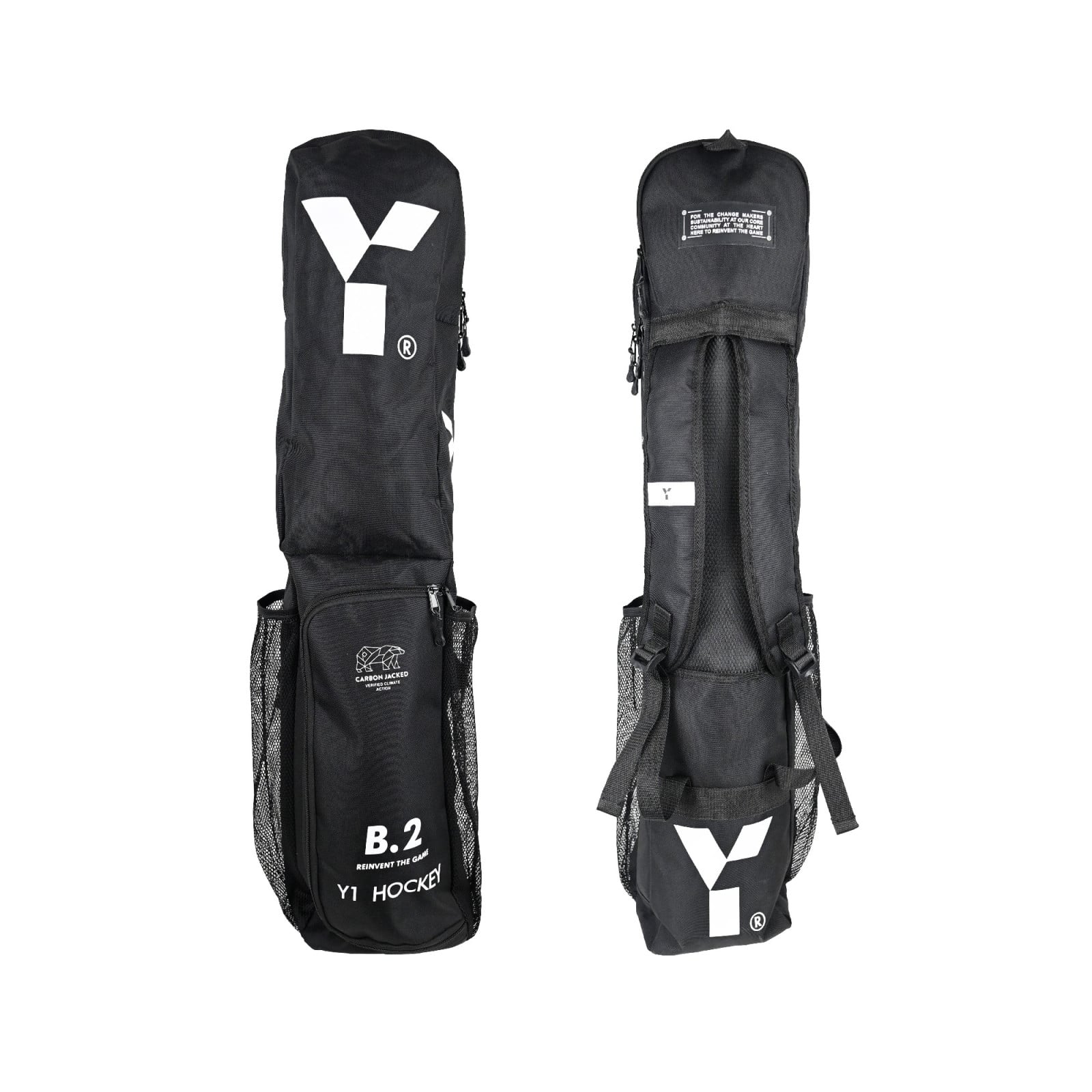 Sac à bâtons Y1 B.2 en Cordura - Noir/Blanc (2025/26) - Image 1 of 8