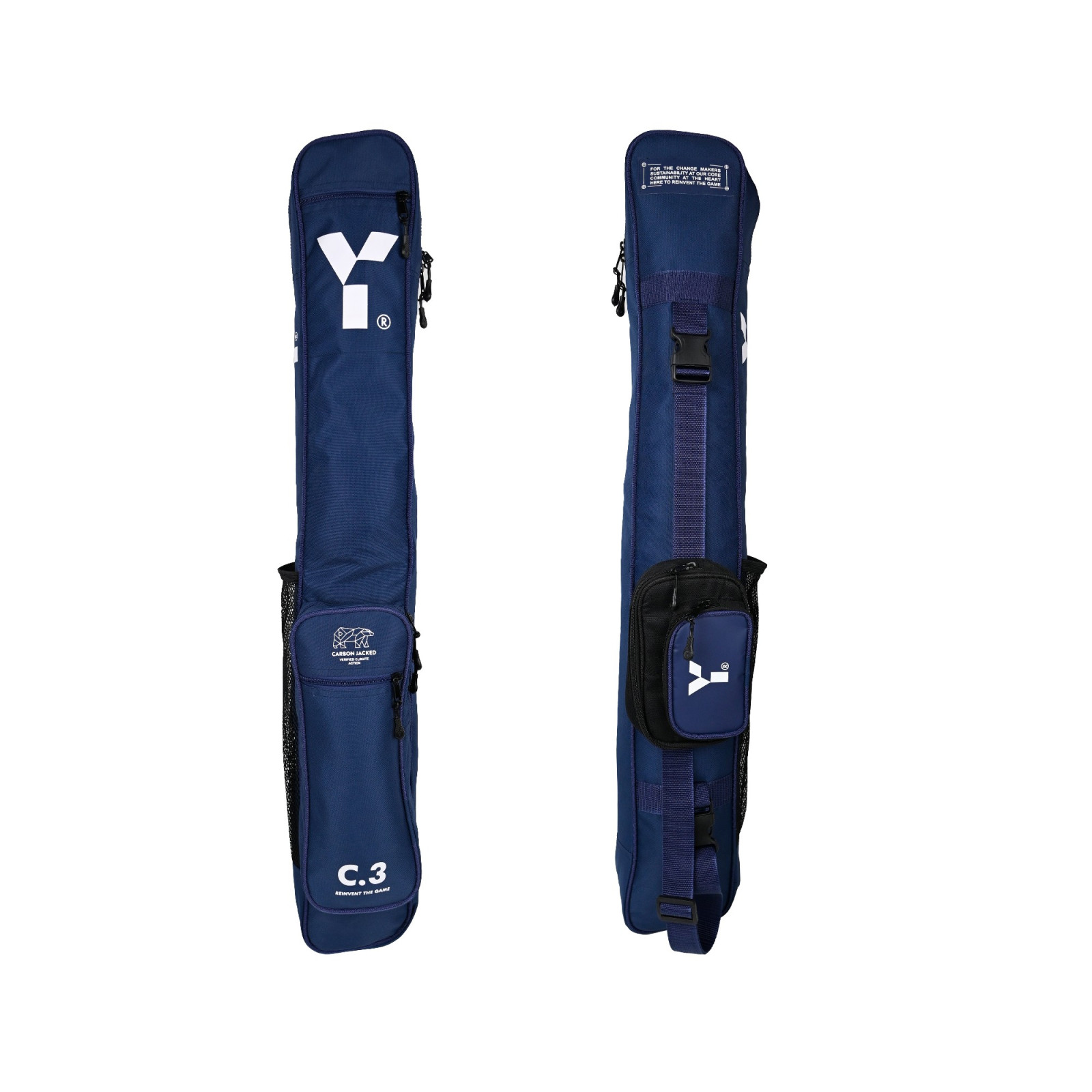 Borsa porta-bastoni Y1 C.3 Cordura - Blu navy/Bianco (2025/26) - Image 1 of 8