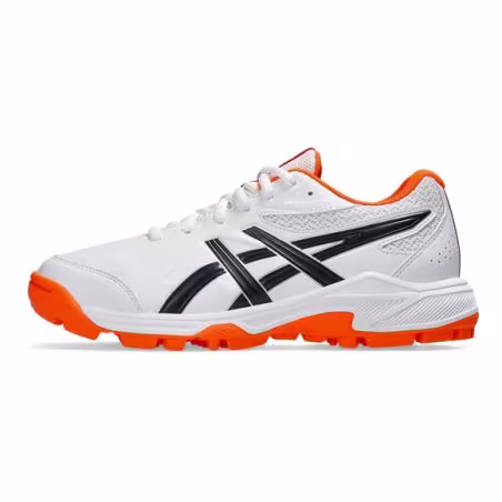Asics Gel-Peake 3 GS Junior Hockeyschuhe - Weiß/Mitternacht (2025/26)