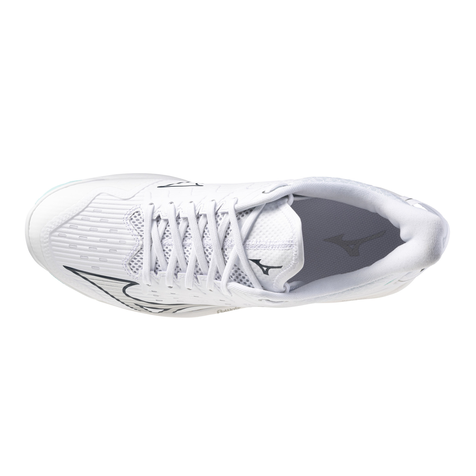 Mizuno Wave Leopardus Hockey Shoes - White/Blue (2025/26) - Detail
