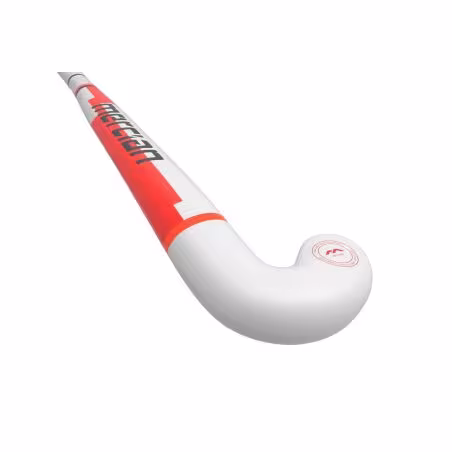 Bâton de hockey junior Mercian Genesis FG100 – Blanc/Rouge (2025/26)